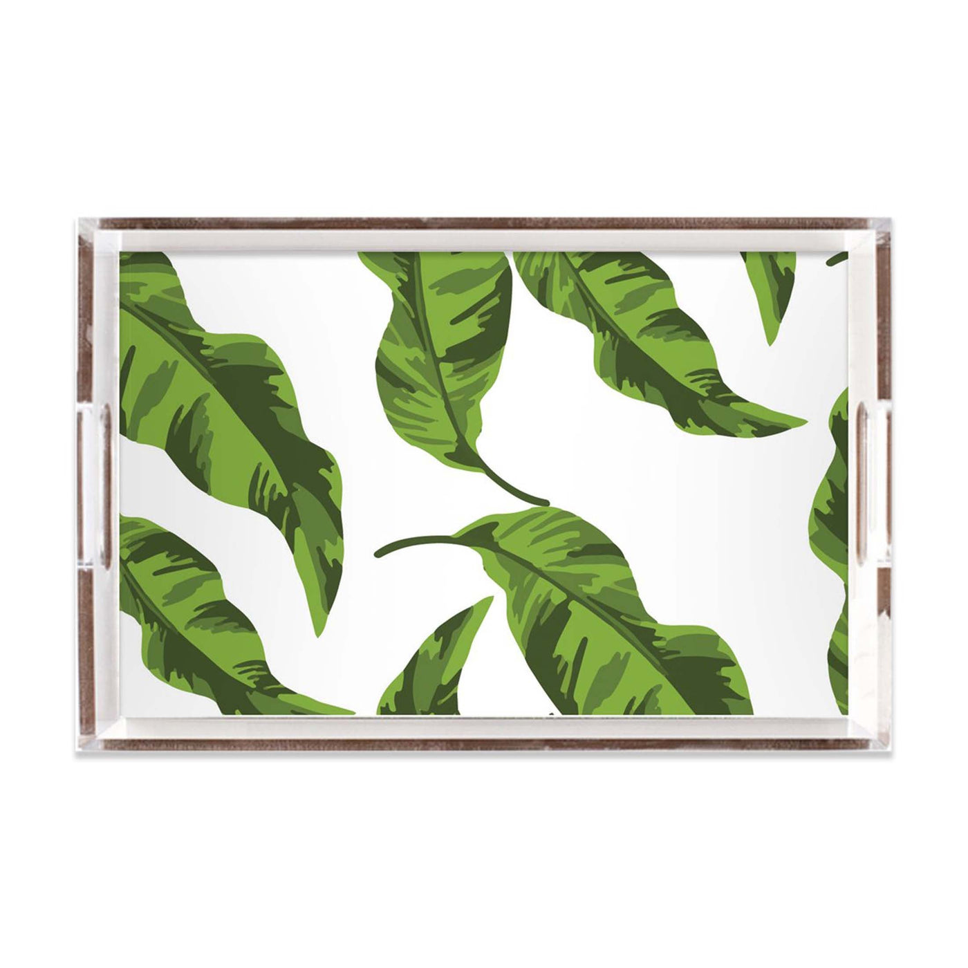 Banana Leaves Lucite Tray Lucite Trays Green / 11x17 Katie Kime