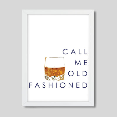 Call Me Old Fashioned Print Gallery Print 20x24 / White Frame Katie Kime
