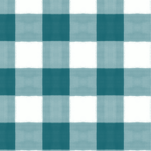Gingham Traditional Wallpaper Wallpaper Blue / Double Roll Katie Kime