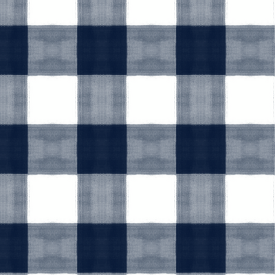 Gingham Traditional Wallpaper Wallpaper Navy / Double Roll Katie Kime