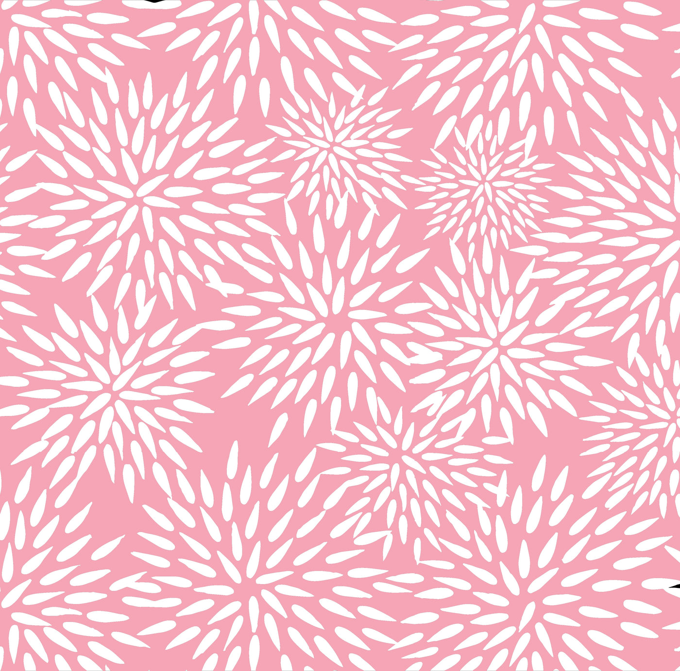 Mums The Word Traditional Wallpaper Wallpaper Pink / Double Roll Katie Kime