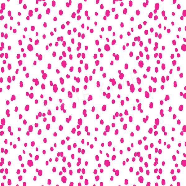 Seeing Spots Traditional Wallpaper Wallpaper Pink / Double Roll Katie Kime