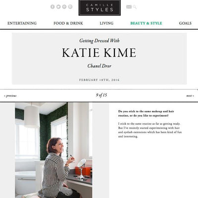 Camille Styles | Getting Dressed With Katie Kime Katie Kime