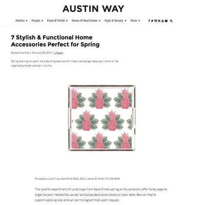 Austin Way | 7 Stylish & Functional Home Accessories For Spring Katie Kime