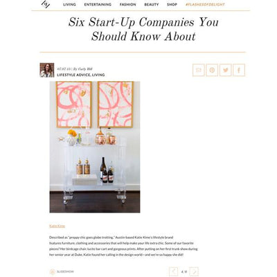 Glitter Guide: 5 Startups You Should Know About Katie Kime