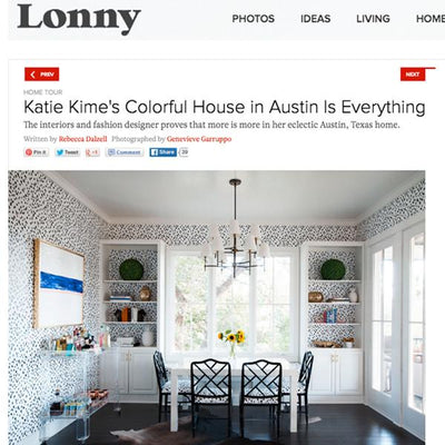 Lonny: House Tour Katie Kime