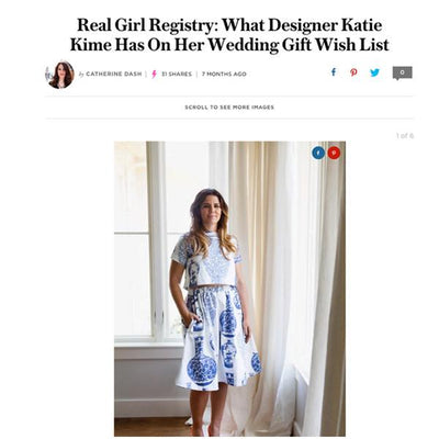 Style Caster: Wedding Gift Wish List Katie Kime