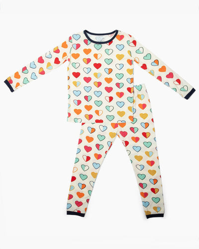 Pajama Set Multi / 2T Amour Kids Long Sleeve Pajama Set Katie Kime