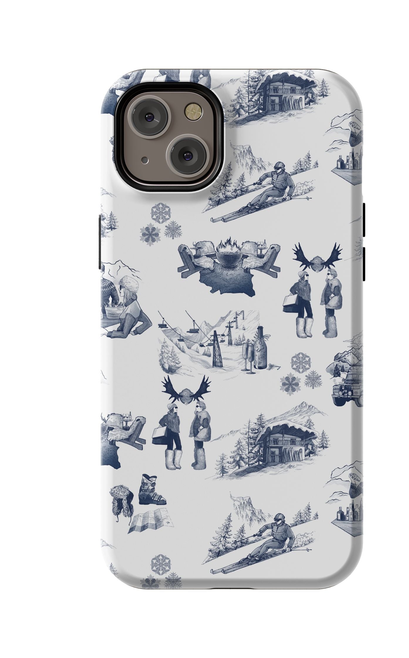 Aprés Ski Toile iPhone Case Phone Case Katie Kime