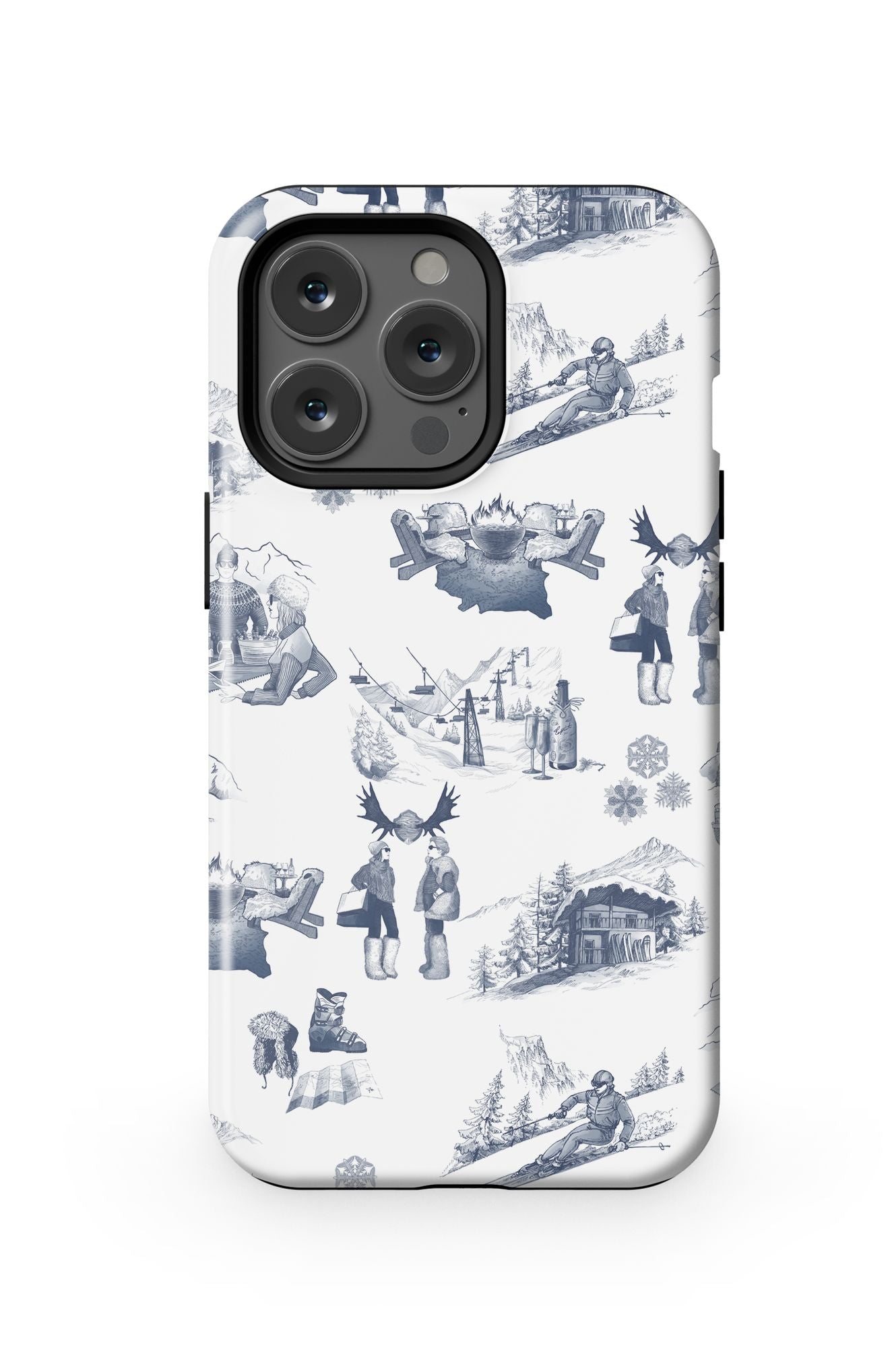 Aprés Ski Toile iPhone Case Phone Case Katie Kime