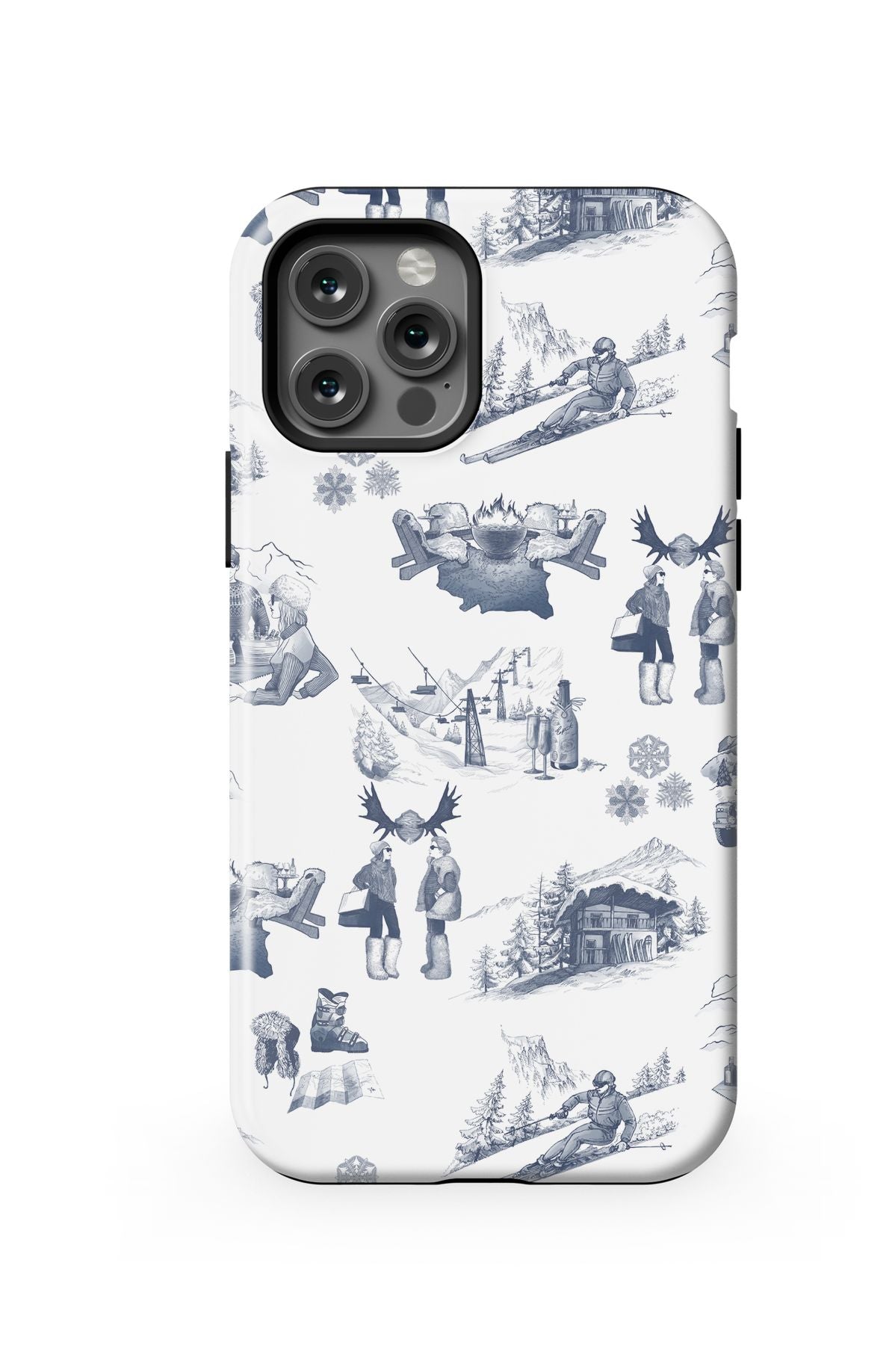 Aprés Ski Toile iPhone Case Phone Case Katie Kime