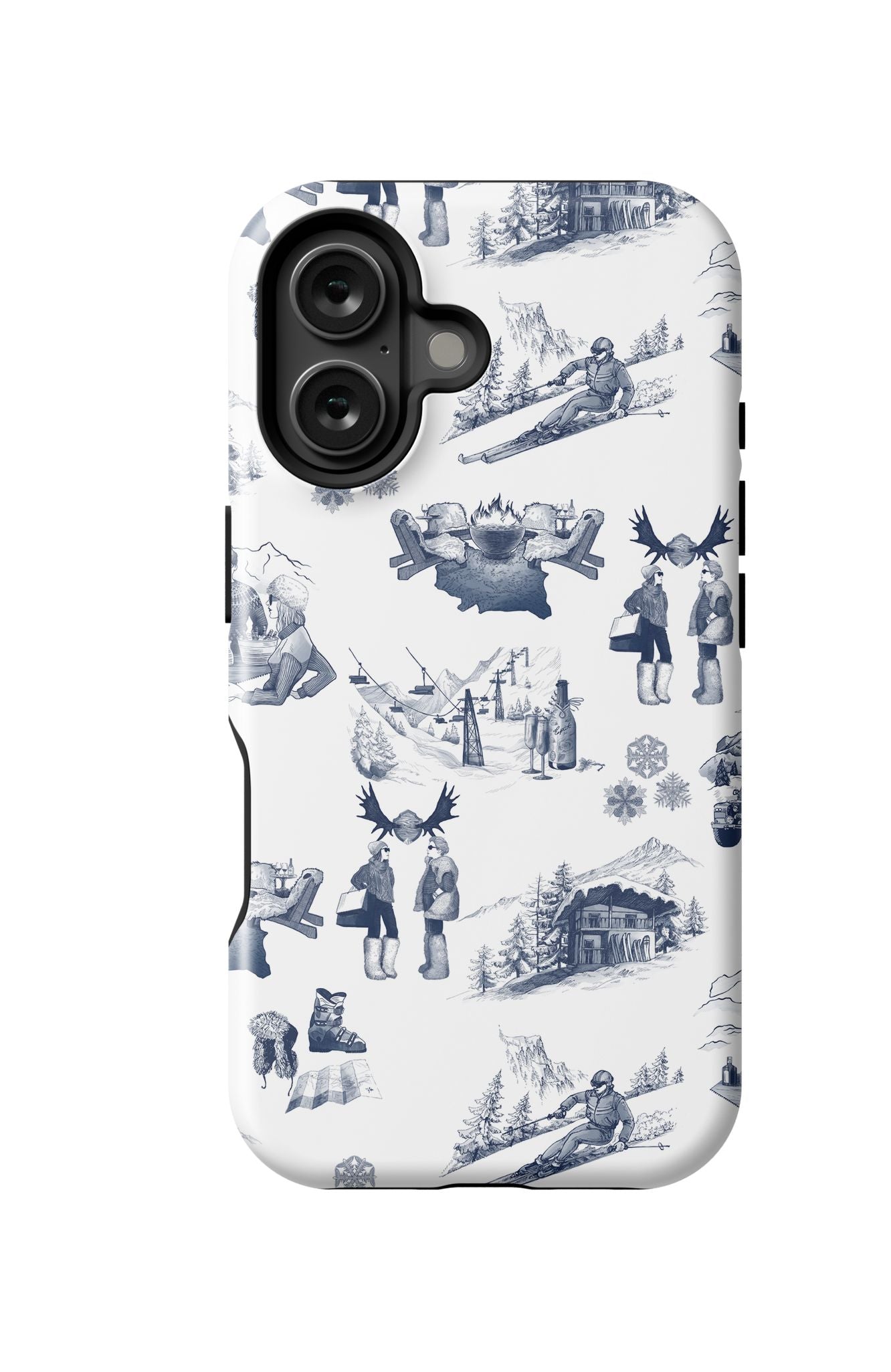 Aprés Ski Toile iPhone Case Phone Case Katie Kime