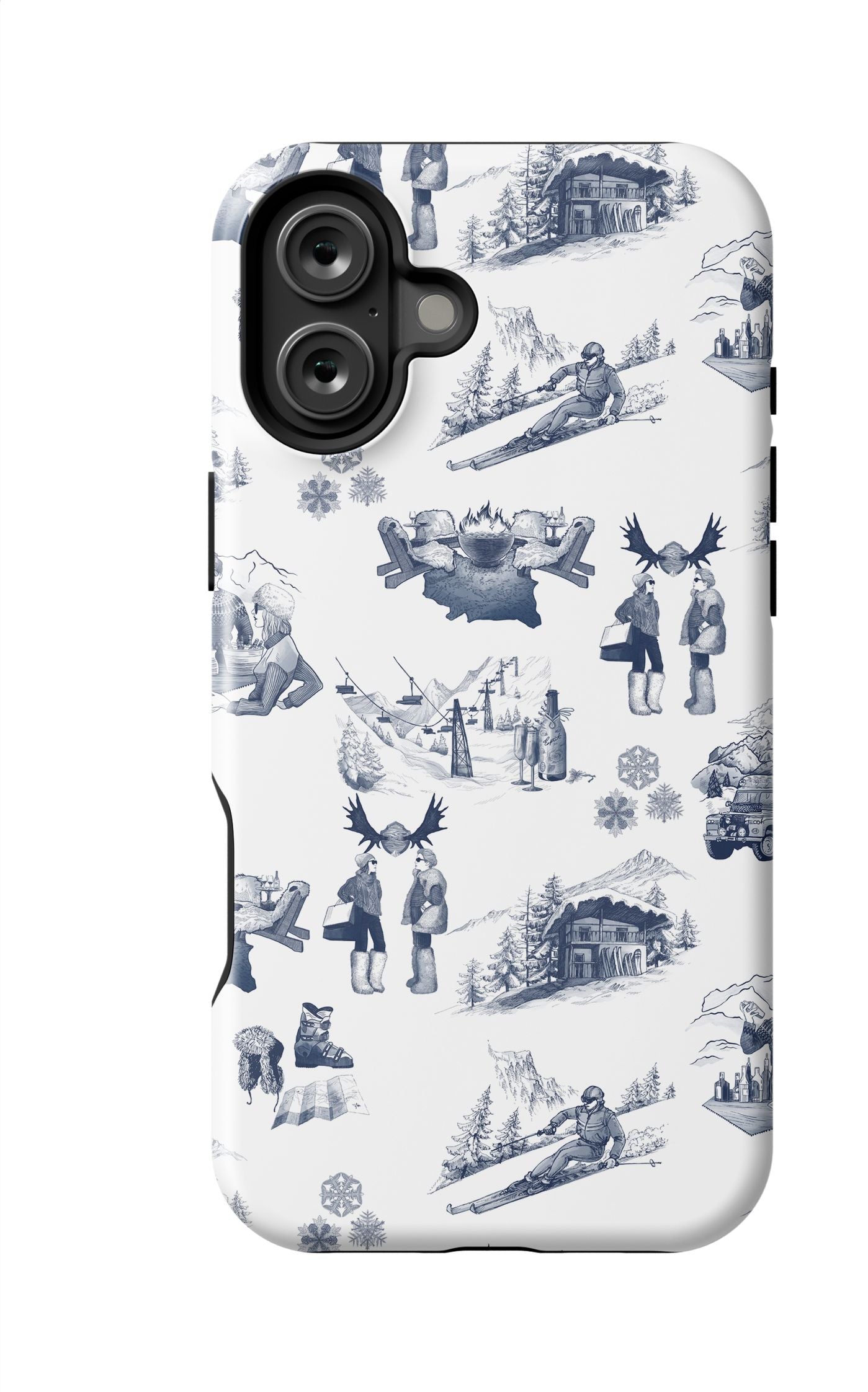 Aprés Ski Toile iPhone Case Phone Case Katie Kime