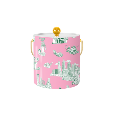 Atlanta Toile Ice Bucket Ice Bucket Katie Kime