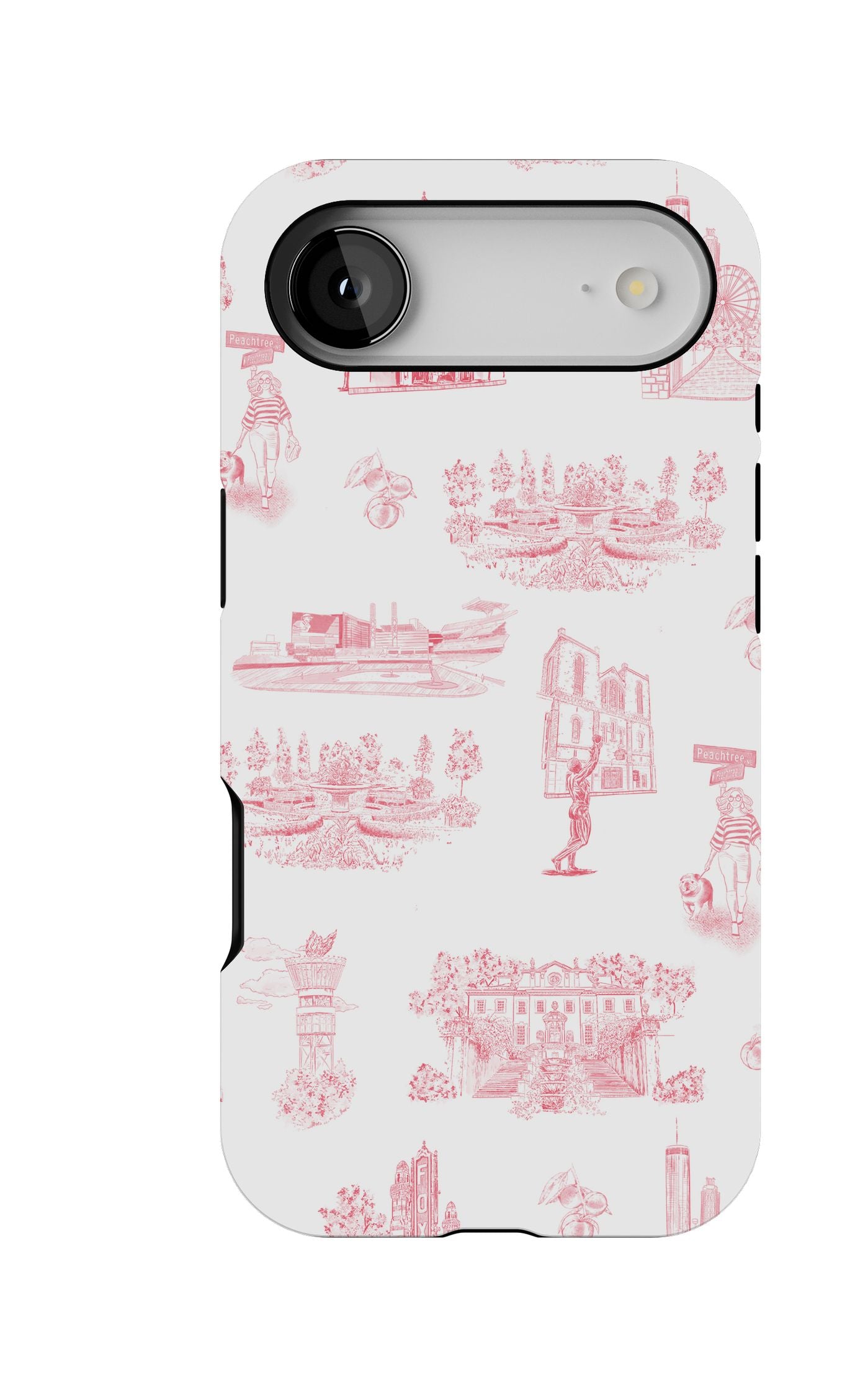 Atlanta Toile Samsung Phone Case Phone Case Red / iPhone 17 Air / Tough Katie Kime