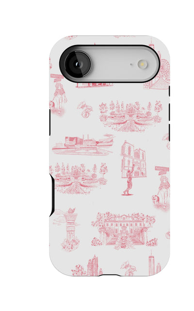 Atlanta Toile Samsung Phone Case Phone Case Red / iPhone 17 Air / Tough Katie Kime