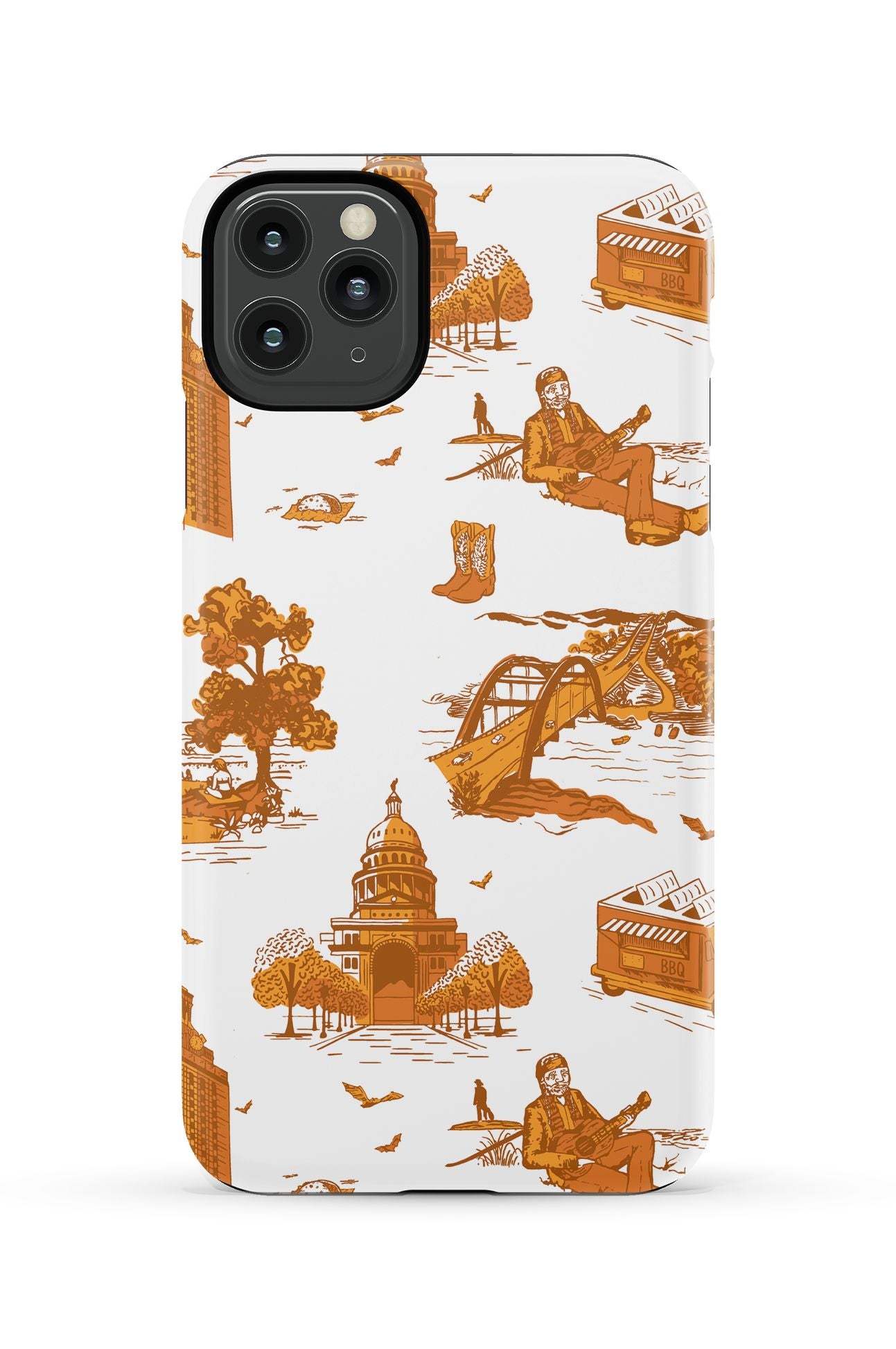 Austin Toile iPhone Case Phone Case Burnt Orange / iPhone 11 Pro Max / Tough Katie Kime