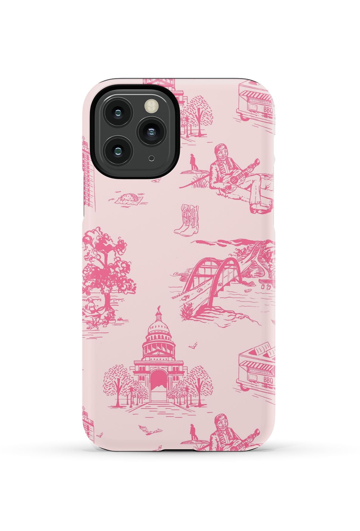 Austin Toile iPhone Case Phone Case Light Pink Pink / iPhone 11 Pro / Tough Katie Kime