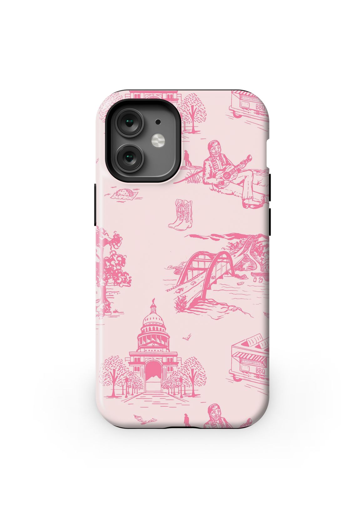 Austin Toile iPhone Case Phone Case Light Pink Pink / iPhone 12 Mini / Tough Katie Kime