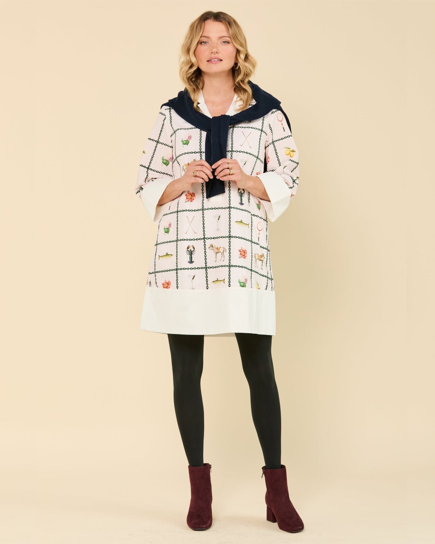 Ava Tunic Dress in Savannah Dress Katie Kime
