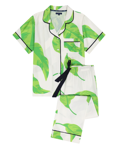 Banana Leaves Pajama Pants Set Pajama Set Katie Kime