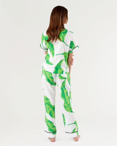 Banana Leaves Pajama Pants Set Pajama Set Katie Kime