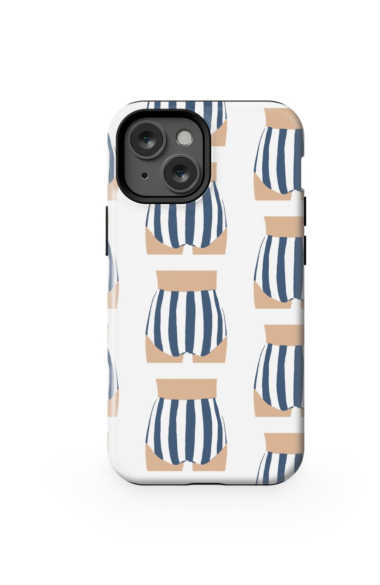 Beach Bum iPhone Case Phone Case Navy / iPhone 13 Mini / Tough Katie Kime