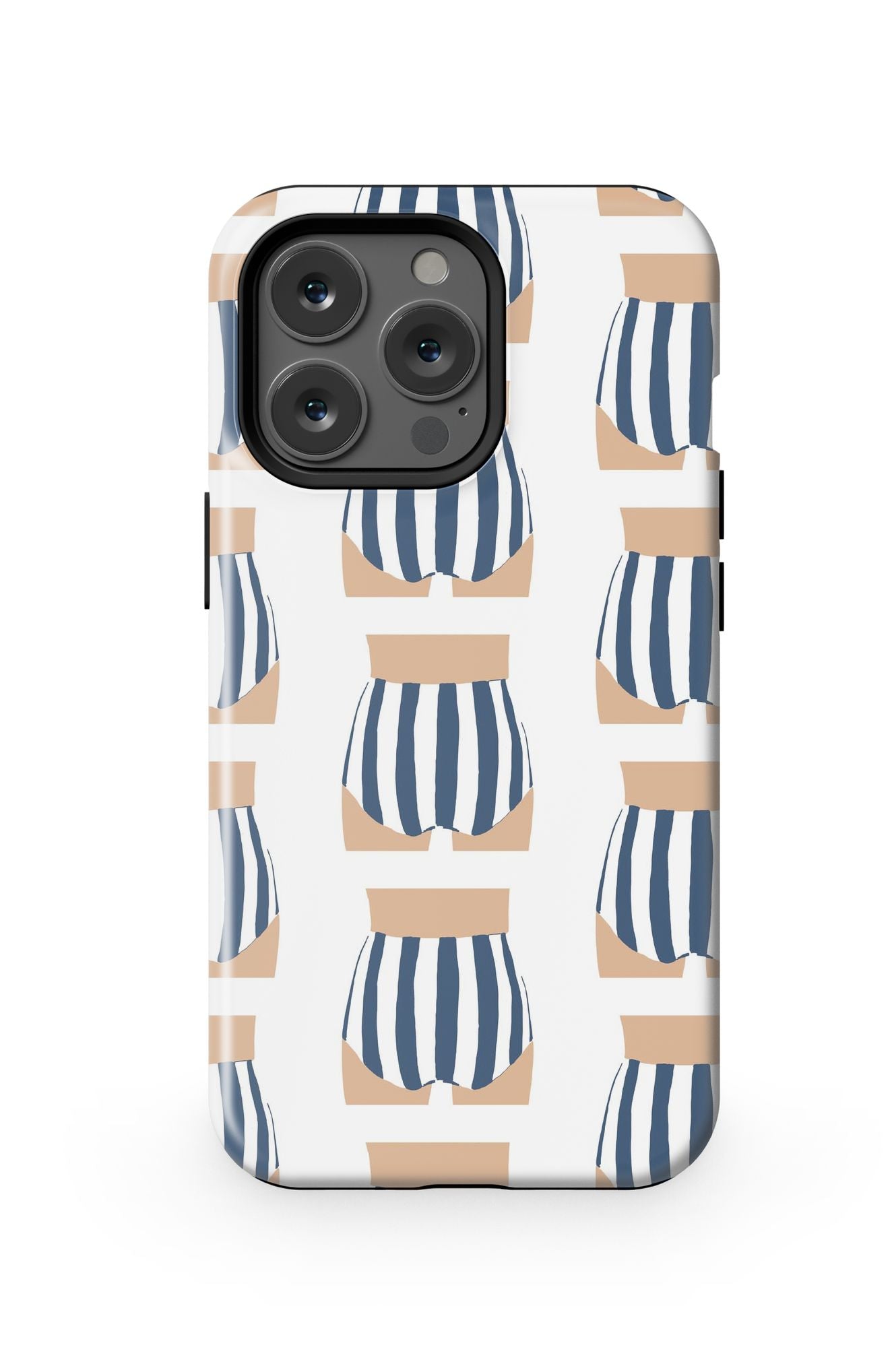 Beach Bum iPhone Case Phone Case Navy / iPhone 13 Pro / Tough Katie Kime