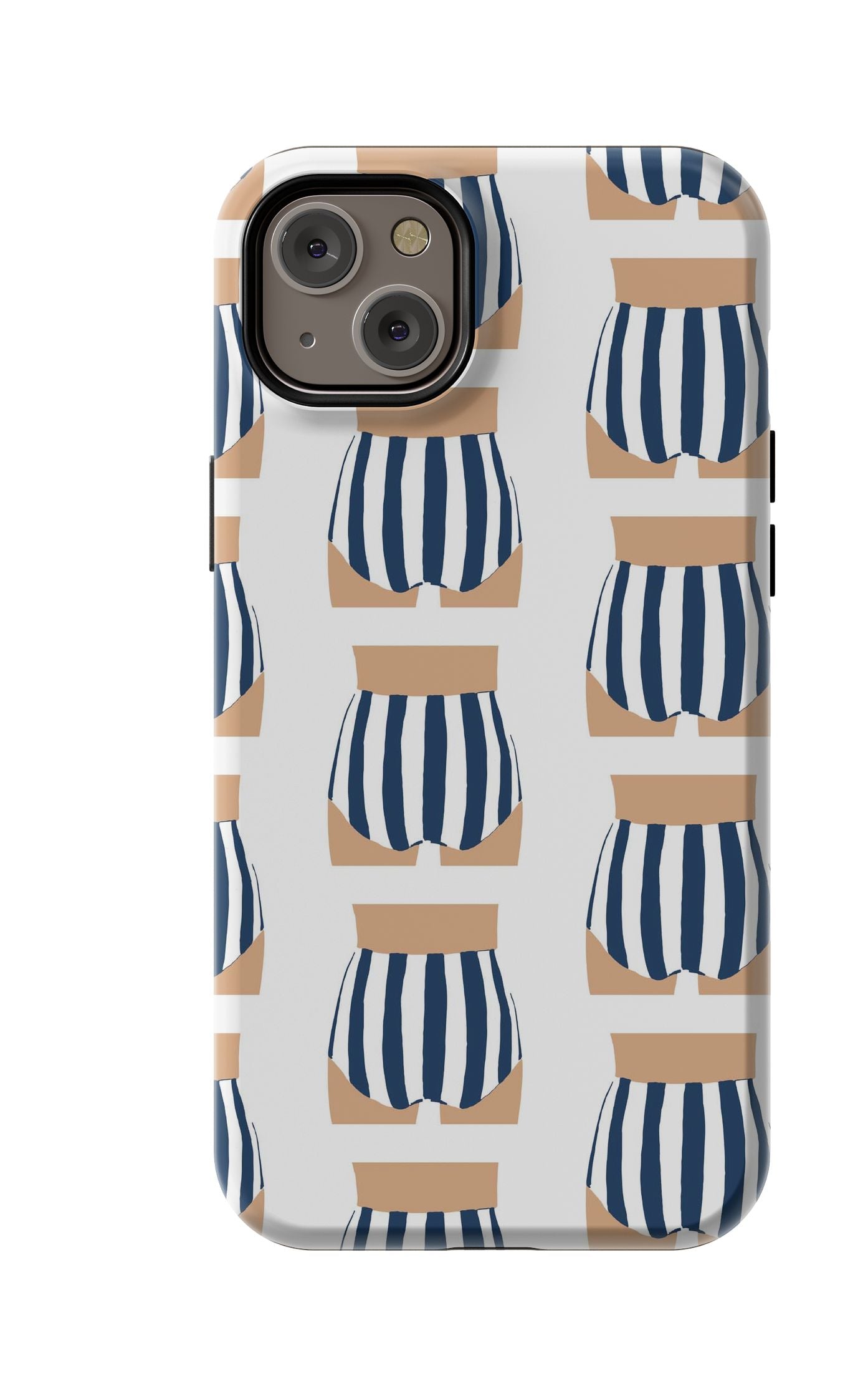 Beach Bum iPhone Case Phone Case Navy / iPhone 14 Plus / Tough Katie Kime