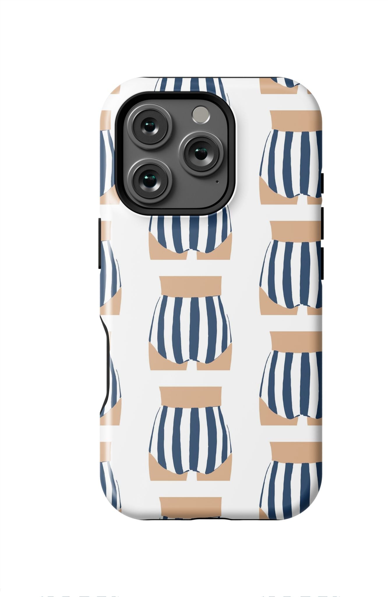 Beach Bum iPhone Case Phone Case Navy / iPhone 16 Pro / MagSafe Tough Katie Kime