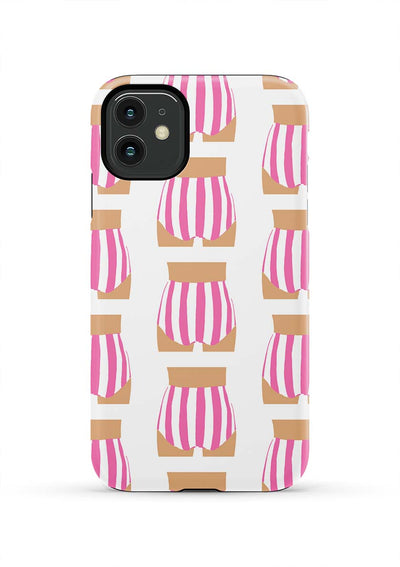 Beach Bum iPhone Case Phone Case Pink / iPhone 11 / Tough Katie Kime