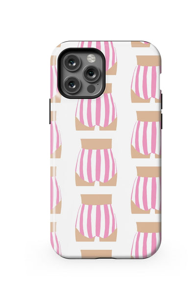 Beach Bum iPhone Case Phone Case Pink / iPhone 12 Pro / MagSafe Tough Katie Kime