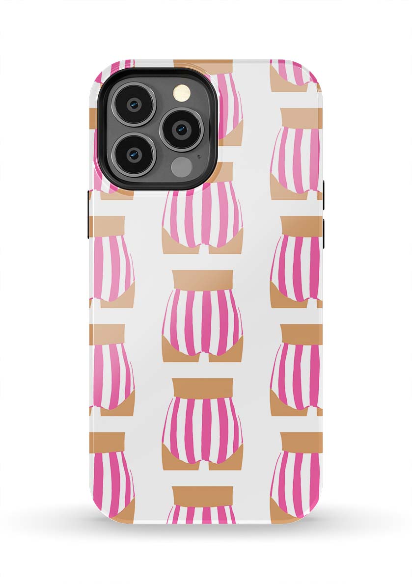 Beach Bum iPhone Case Phone Case Pink / iPhone 13 Pro Max / Tough Katie Kime