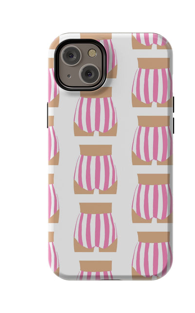 Beach Bum iPhone Case Phone Case Pink / iPhone 14 Plus / MagSafe Tough Katie Kime