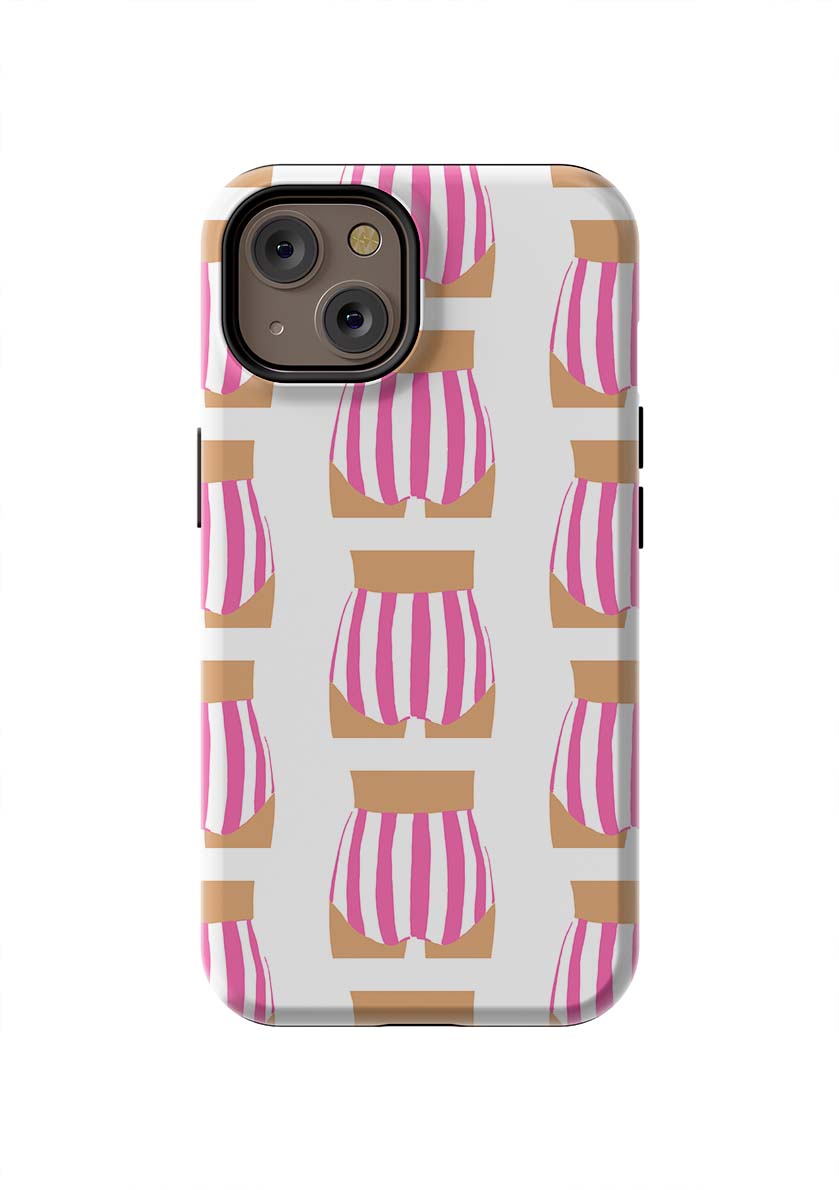 Beach Bum iPhone Case Phone Case Pink / iPhone 14 / Tough Katie Kime