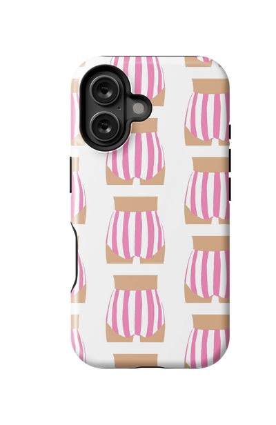 Beach Bum iPhone Case Phone Case Pink / iPhone 16 / MagSafe Tough Katie Kime