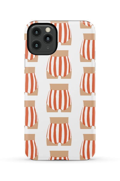 Beach Bum iPhone Case Phone Case Red / iPhone 11 Pro Max / Tough Katie Kime