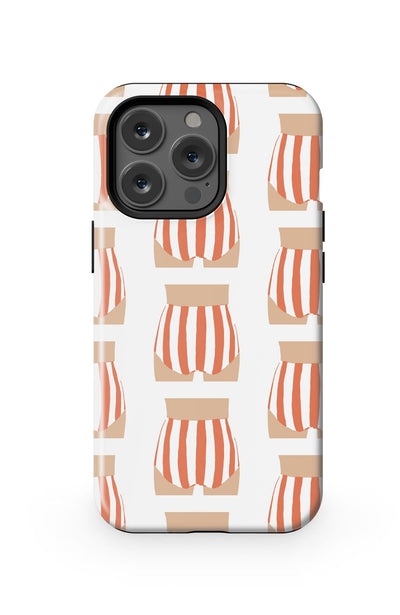 Beach Bum iPhone Case Phone Case Red / iPhone 13 Pro / Tough Katie Kime