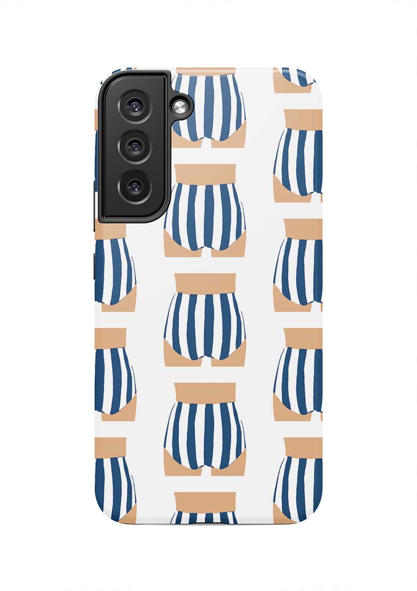 Beach Bum Samsung Phone Case Phone Case Galaxy S22 Plus / Tough / Navy Katie Kime