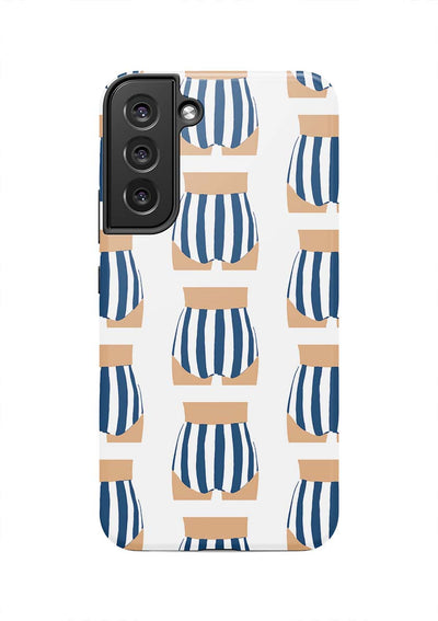 Beach Bum Samsung Phone Case Phone Case Galaxy S22 Plus / Tough / Navy Katie Kime