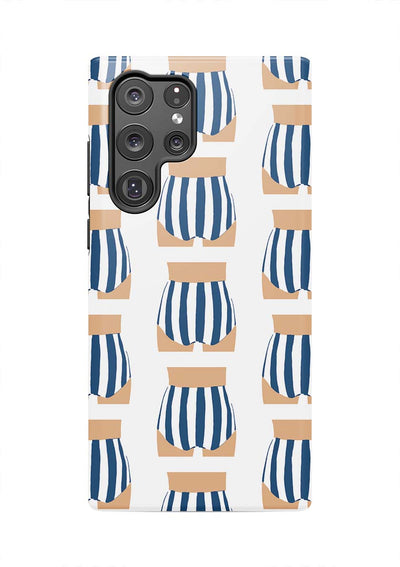 Beach Bum Samsung Phone Case Phone Case Galaxy S22 Ultra / Tough / Navy Katie Kime