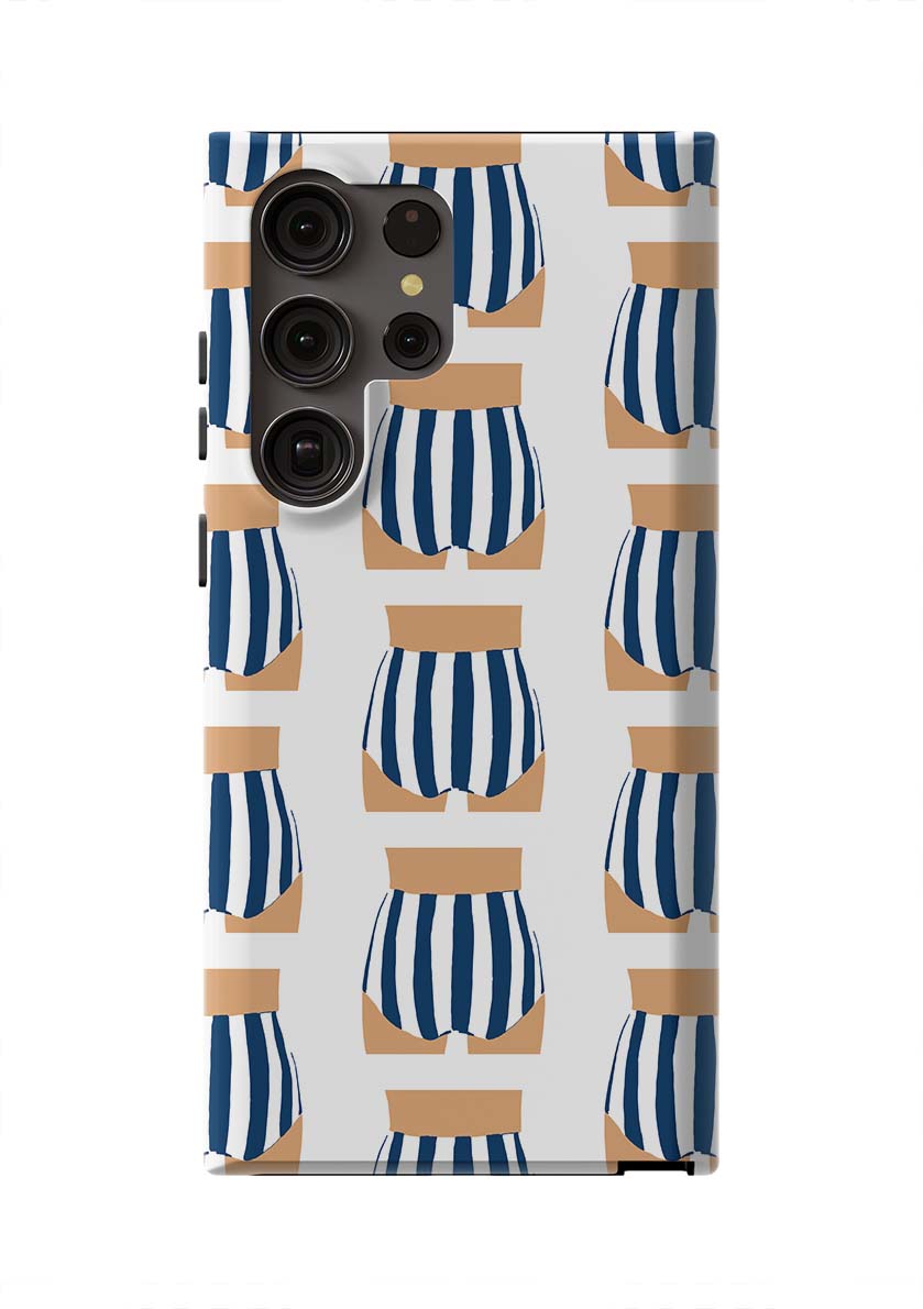 Beach Bum Samsung Phone Case Phone Case Galaxy S23 Ultra / Tough / Navy Katie Kime