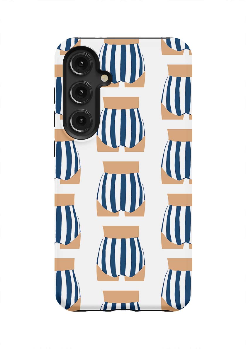 Beach Bum Samsung Phone Case Phone Case Galaxy S24 Plus / Tough / Navy Katie Kime