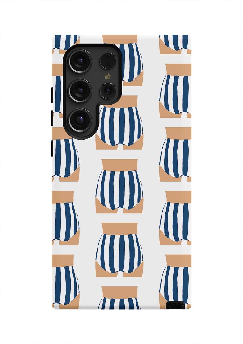 Beach Bum Samsung Phone Case Phone Case Galaxy S24 Ultra / Tough / Navy Katie Kime