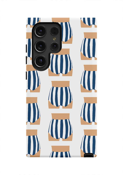 Beach Bum Samsung Phone Case Phone Case Galaxy S24 Ultra / Tough / Navy Katie Kime