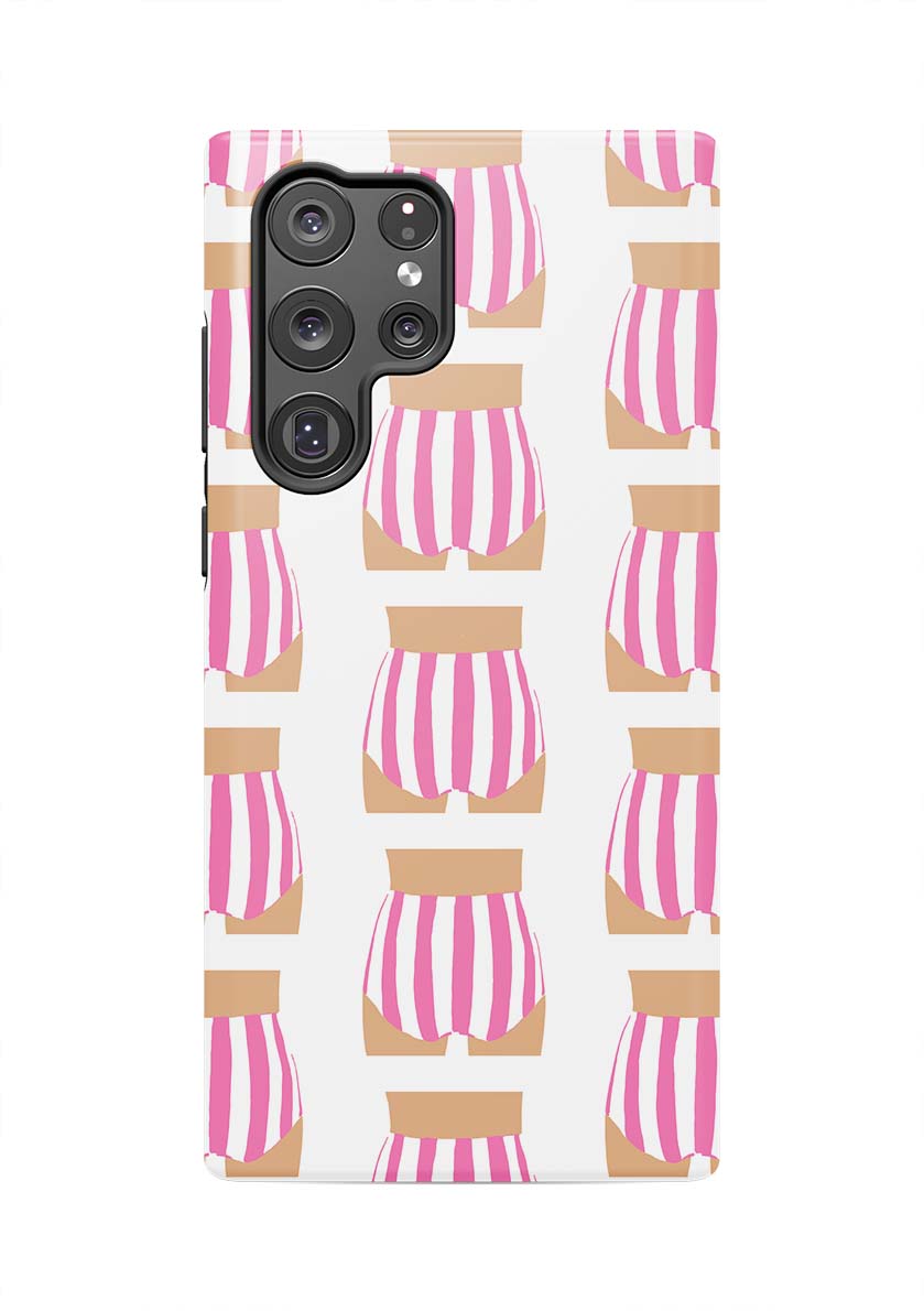Beach Bum Samsung Phone Case Phone Case Pink / Galaxy S22 Ultra / Tough Katie Kime