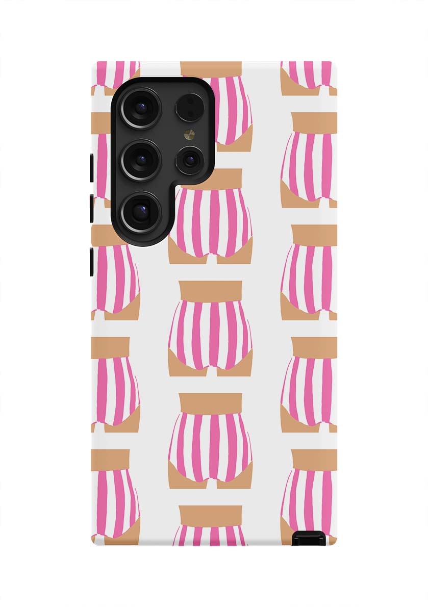 Beach Bum Samsung Phone Case Phone Case Pink / Galaxy S24 Ultra / Tough Katie Kime