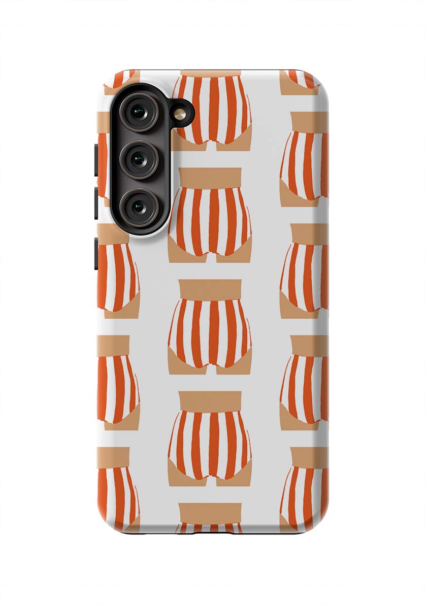 Beach Bum Samsung Phone Case Phone Case Red / Galaxy S23 Plus / Tough Katie Kime
