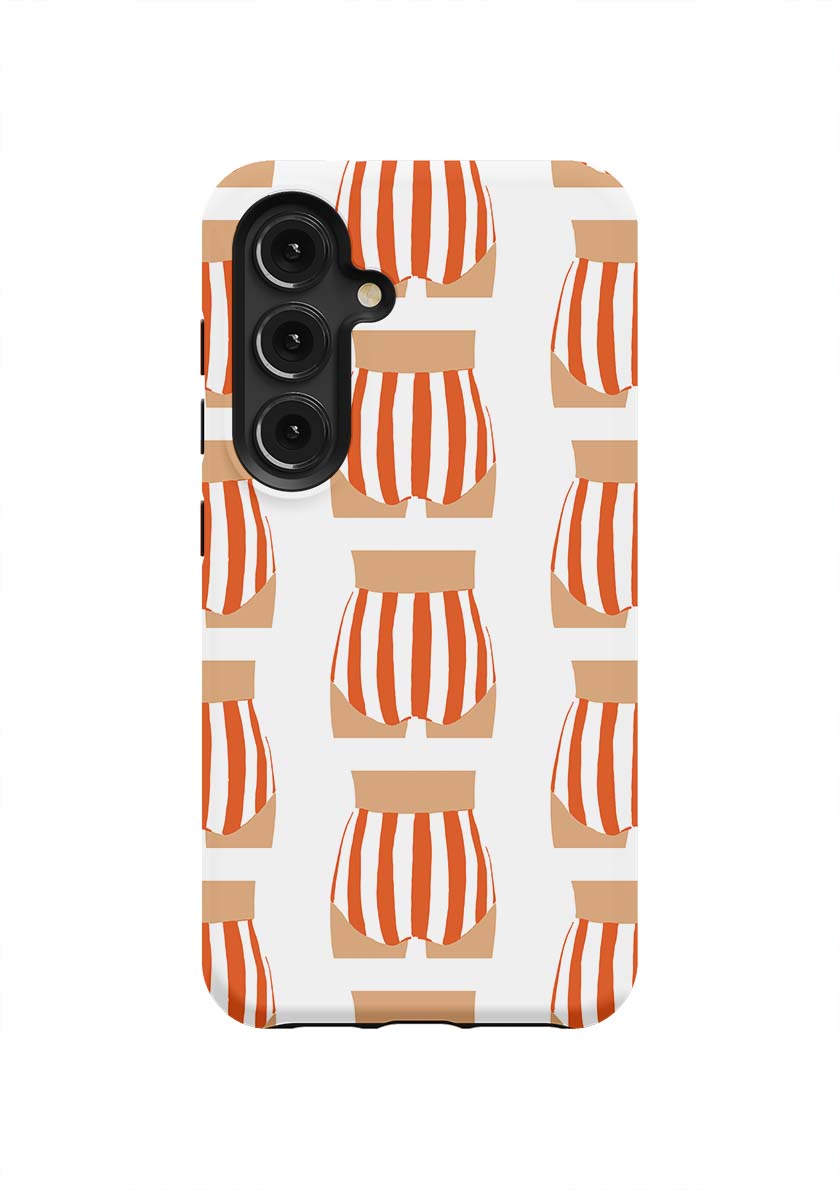 Beach Bum Samsung Phone Case Phone Case Red / Galaxy S24 / Tough Katie Kime