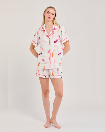 Bluebird Day Pajama Shorts Set Pajama Set Katie Kime